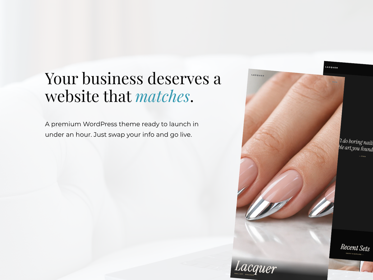 The St. Agnes — WordPress Theme for Nail Artists