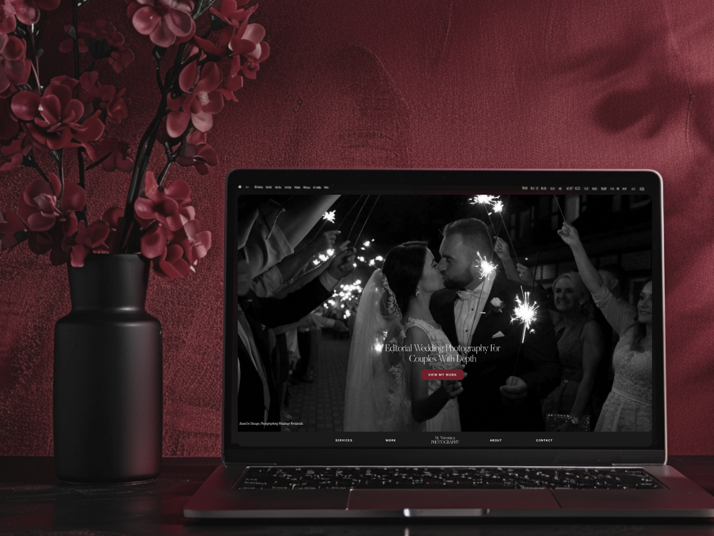 The St. Veronica - One-Page Showit Website for Photographers