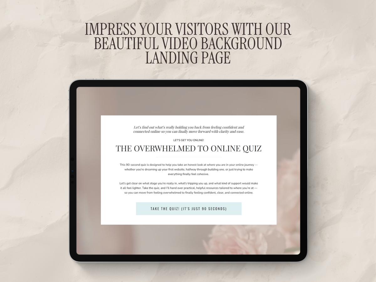 The St. Cupertino Bundle - Showit Quiz Add-On