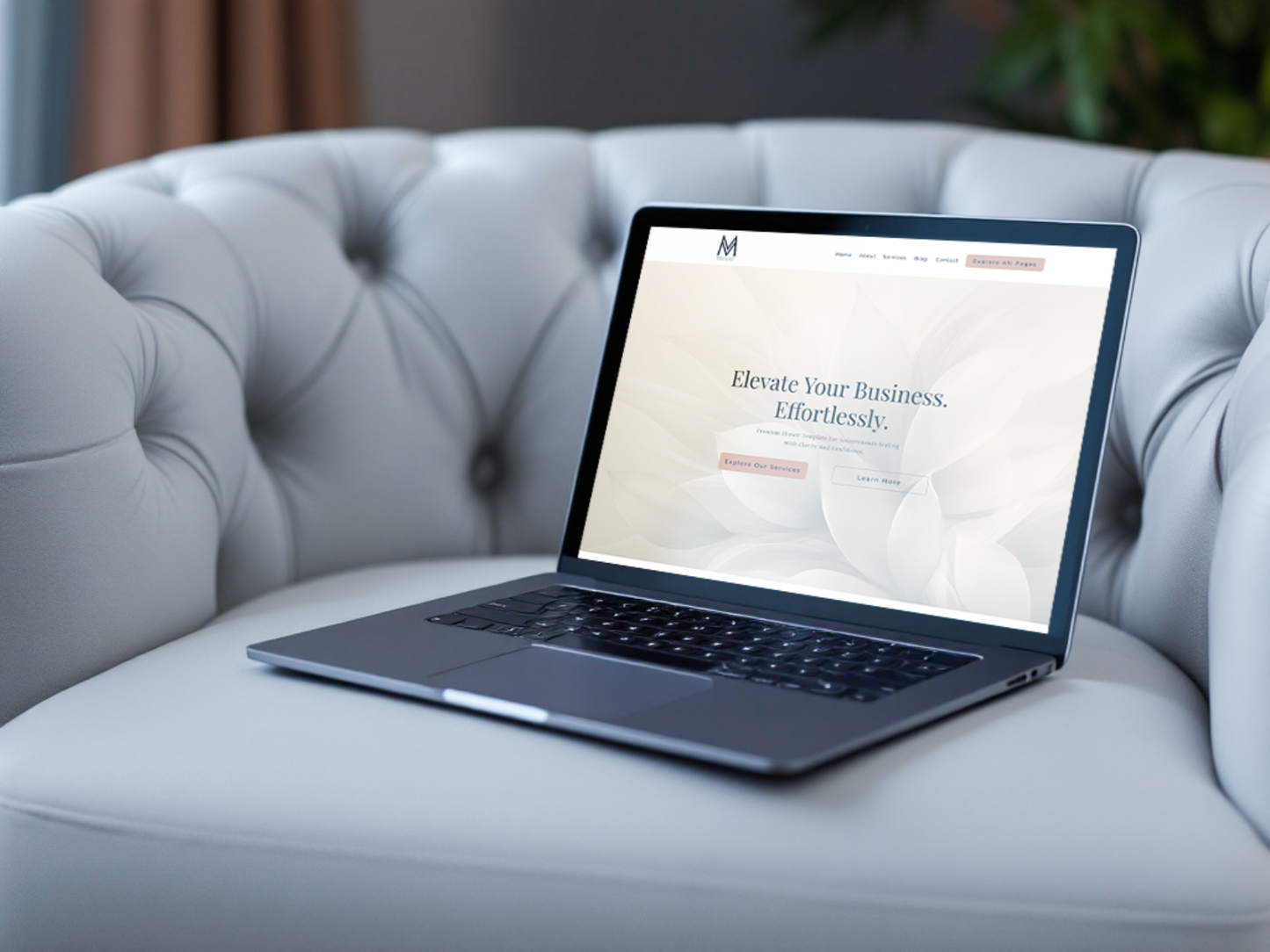 The St. Thérèse — 30+ Page Showit Template