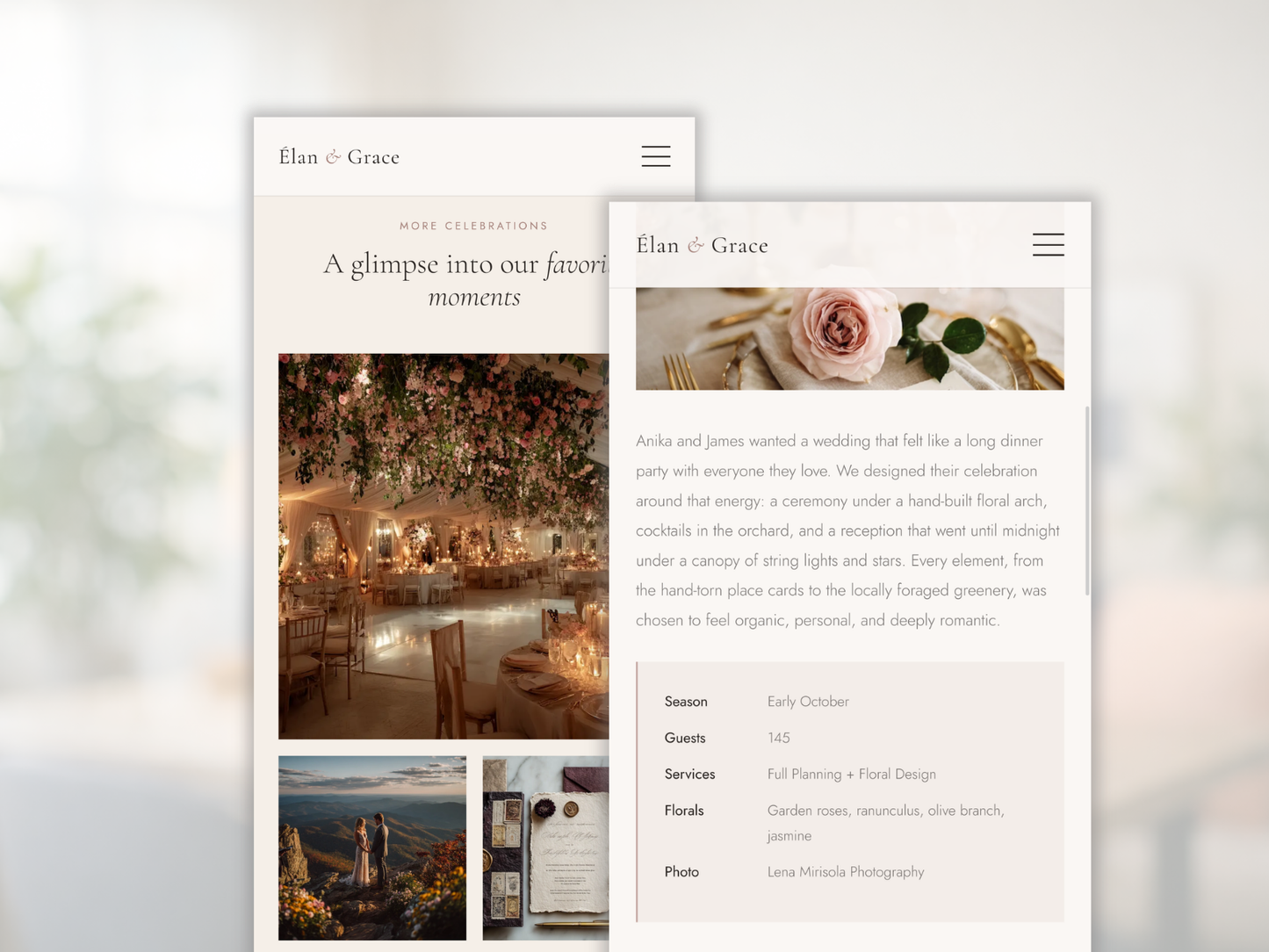 The St. Carlo - Custom Website