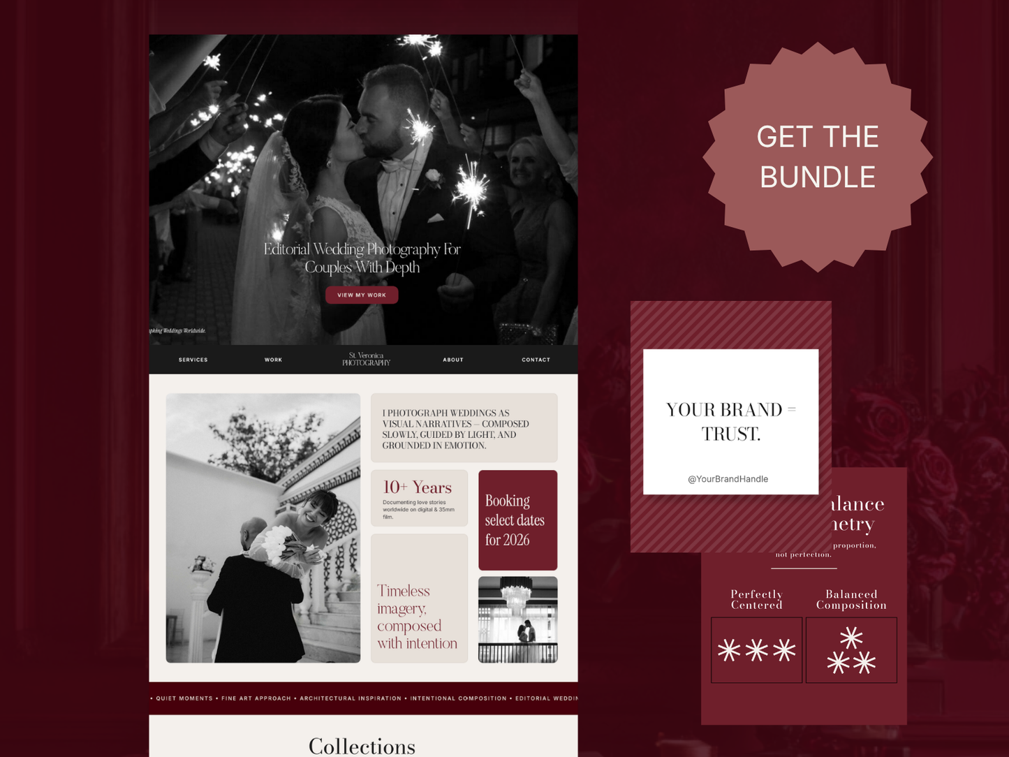The St. Veronica Bundle - Showit + Canva for Photographers