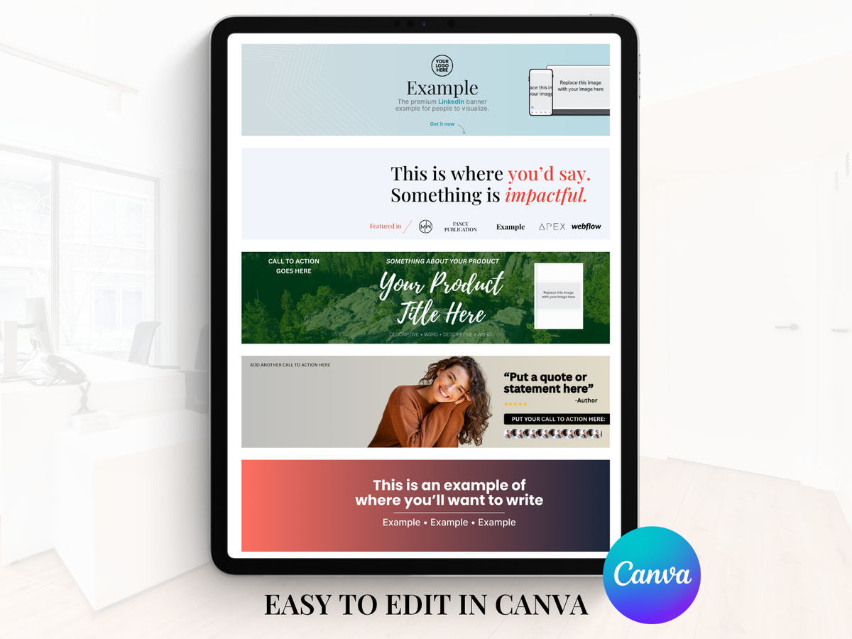 Modern LinkedIn Canva Templates