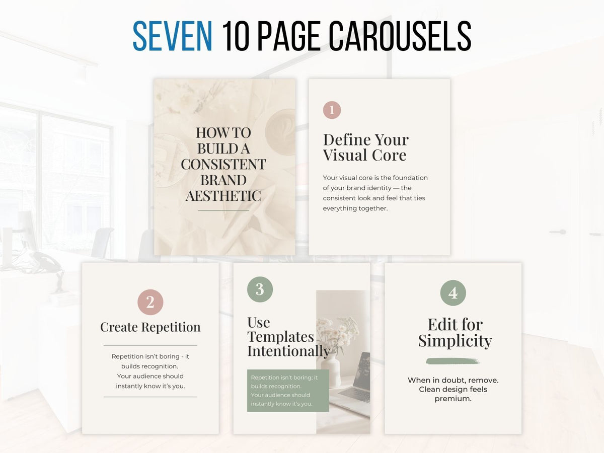100+ Neutral Instagram Canva Kit