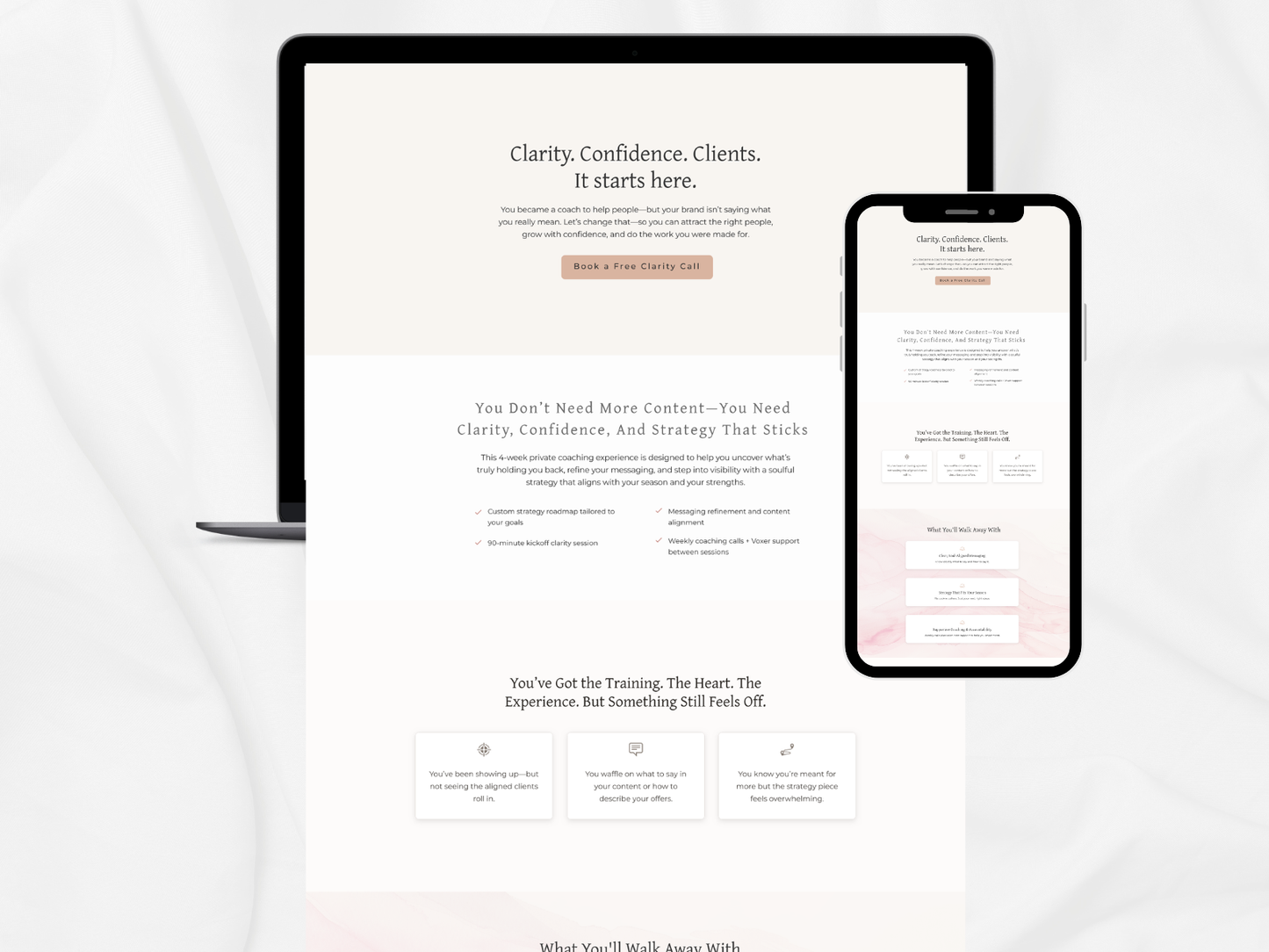 The St. Thérèse Sales Page - 7+ Strategic Canvases