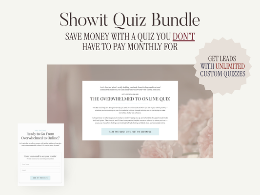 The St. Cupertino Bundle - Showit Quiz Add-On