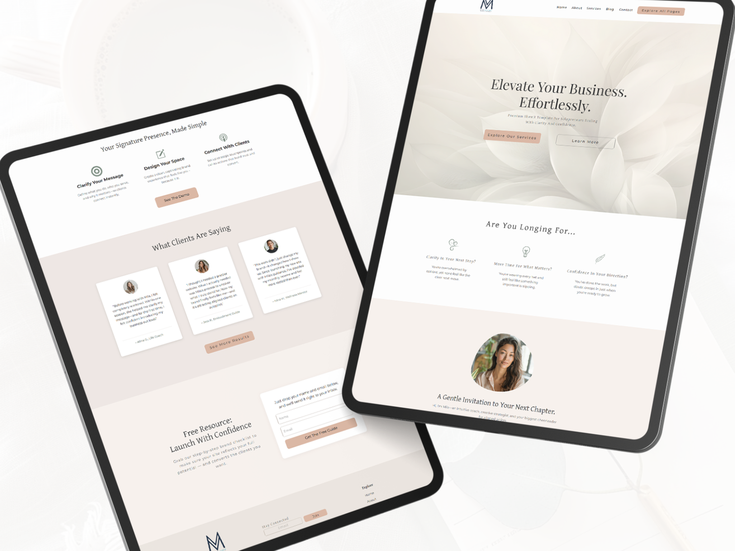 The St. Thérèse Homepage - 8+ Strategic Canvases