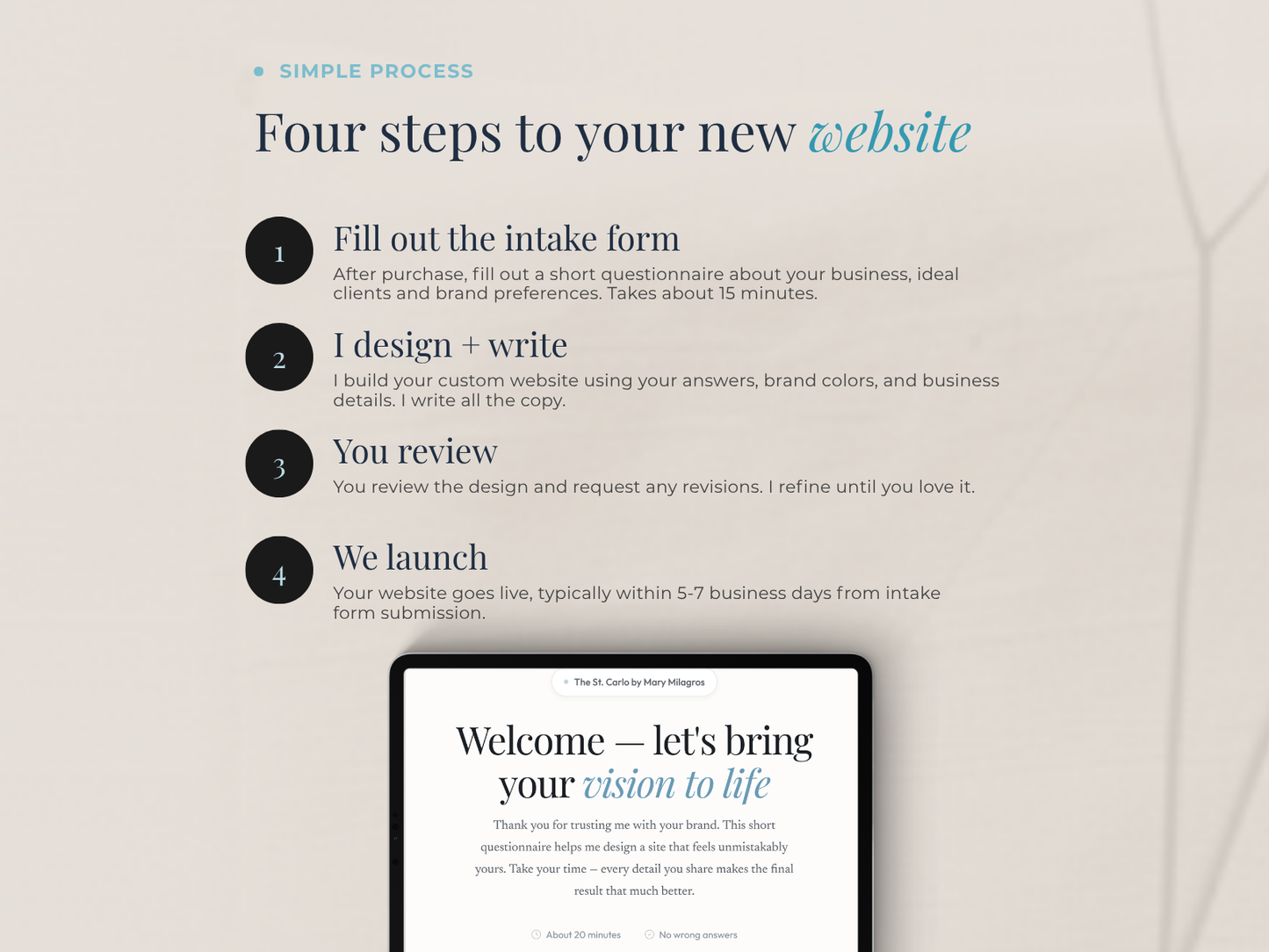 The St. Carlo - Custom Website