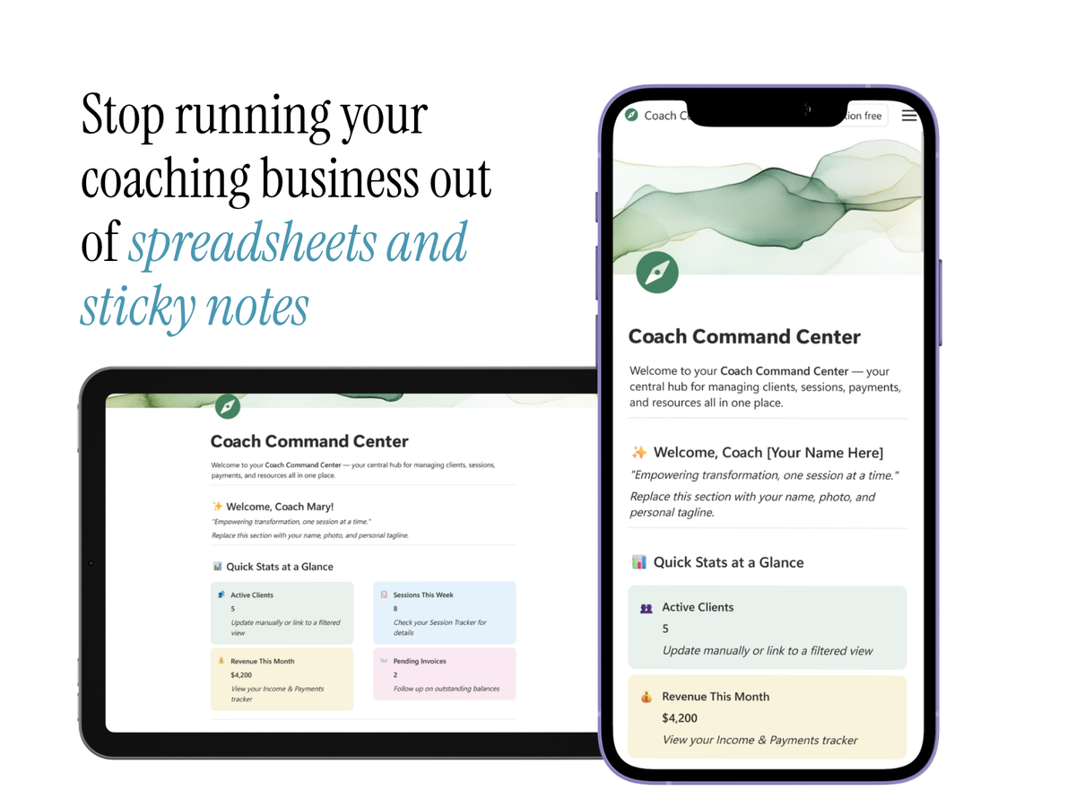 Coaching Client Portal