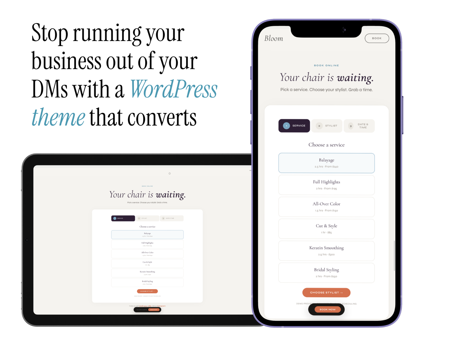 The St. Mary Magdalene - WordPress Theme for Hair Salons
