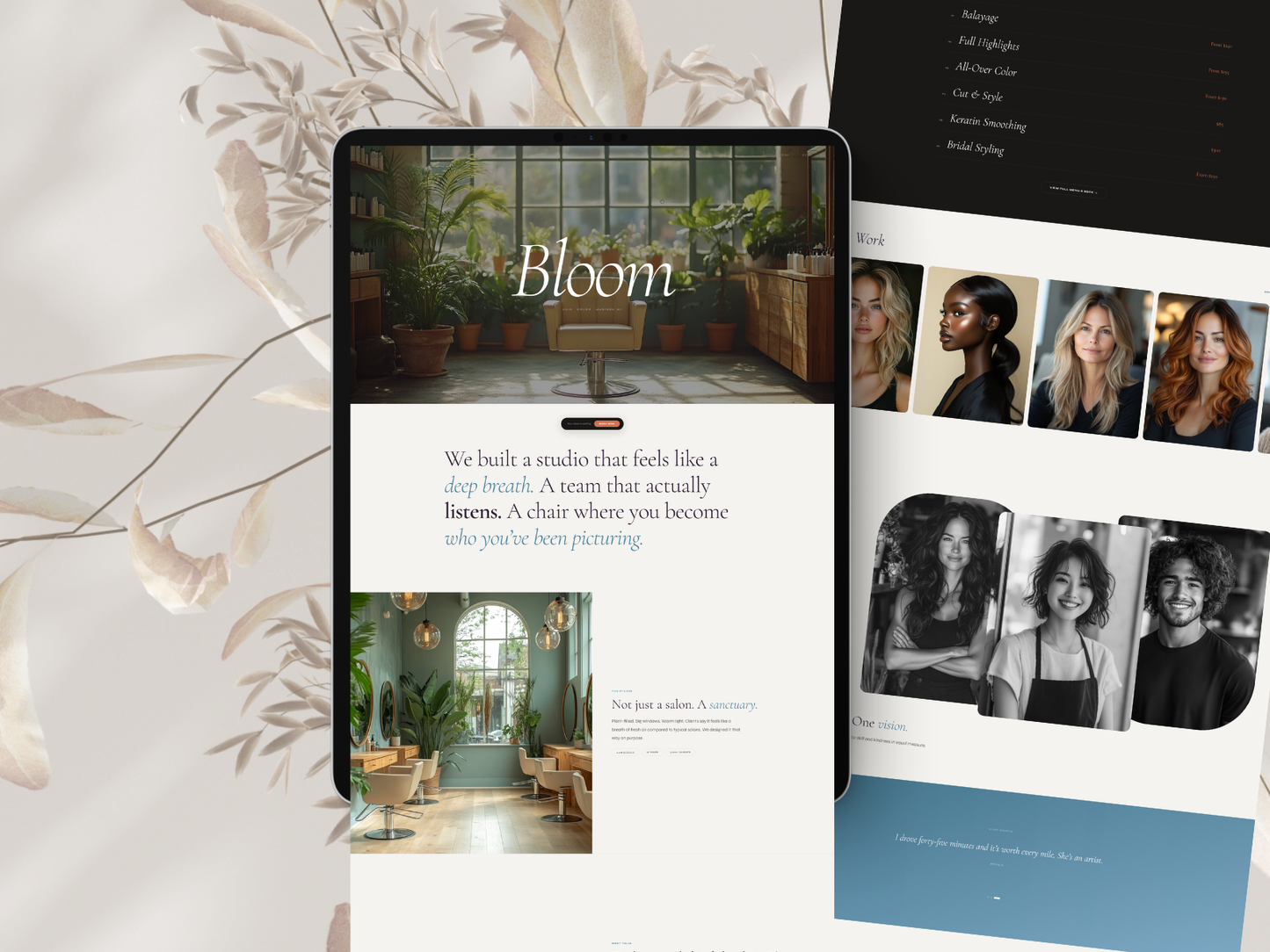 The St. Mary Magdalene - WordPress Theme for Hair Salons