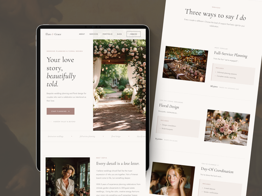 Our Lady of Cana — WordPress Theme for Wedding Planners