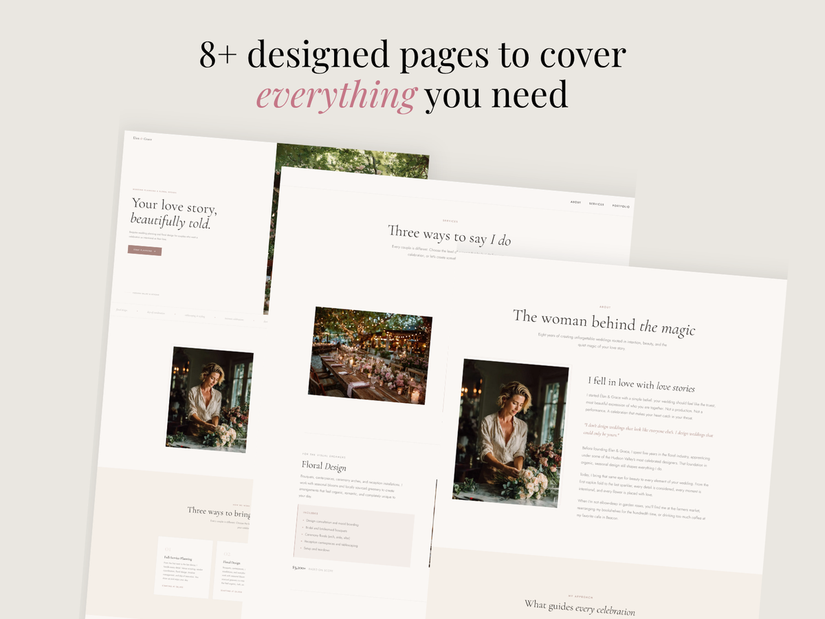 Our Lady of Cana — WordPress Theme for Wedding Planners