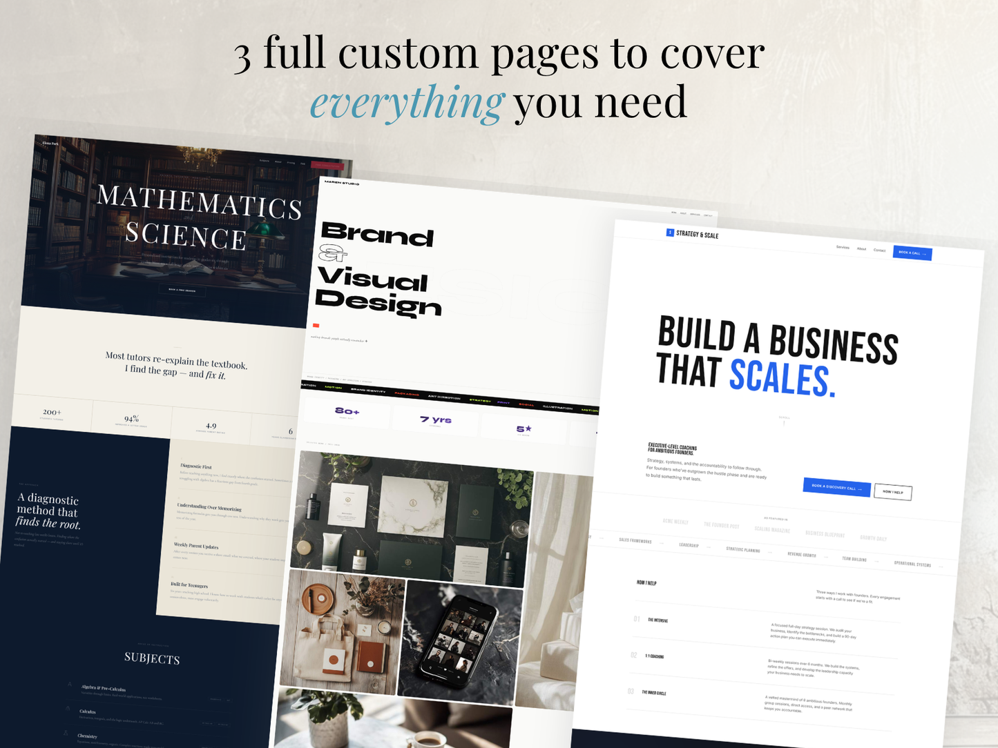 The St. Carlo - Custom Website