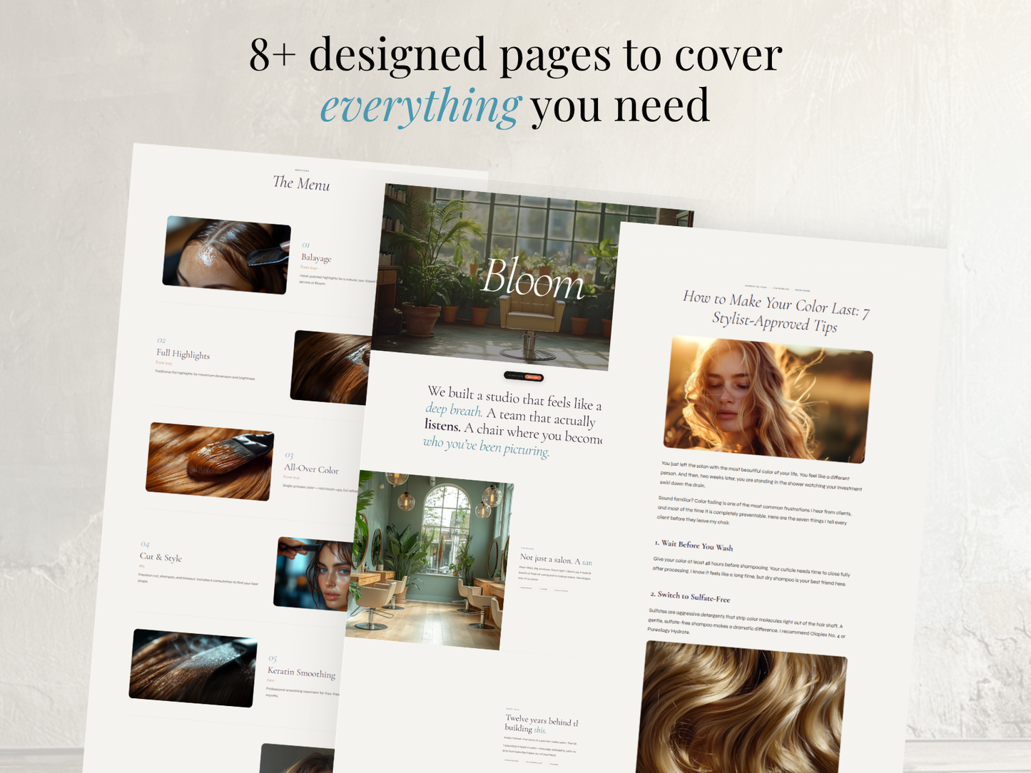 The St. Mary Magdalene - WordPress Theme for Hair Salons