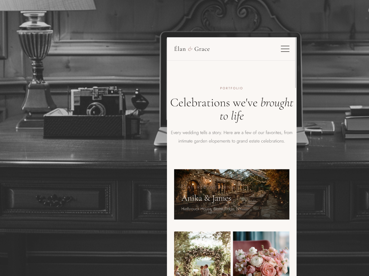 Our Lady of Cana — WordPress Theme for Wedding Planners