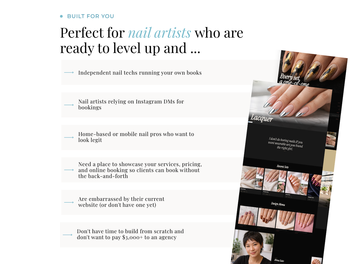 The St. Agnes — WordPress Theme for Nail Artists
