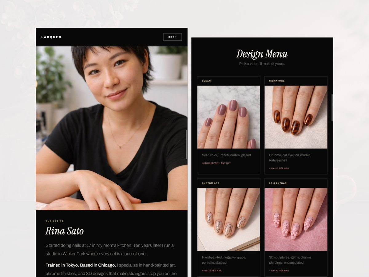 The St. Agnes — WordPress Theme for Nail Artists