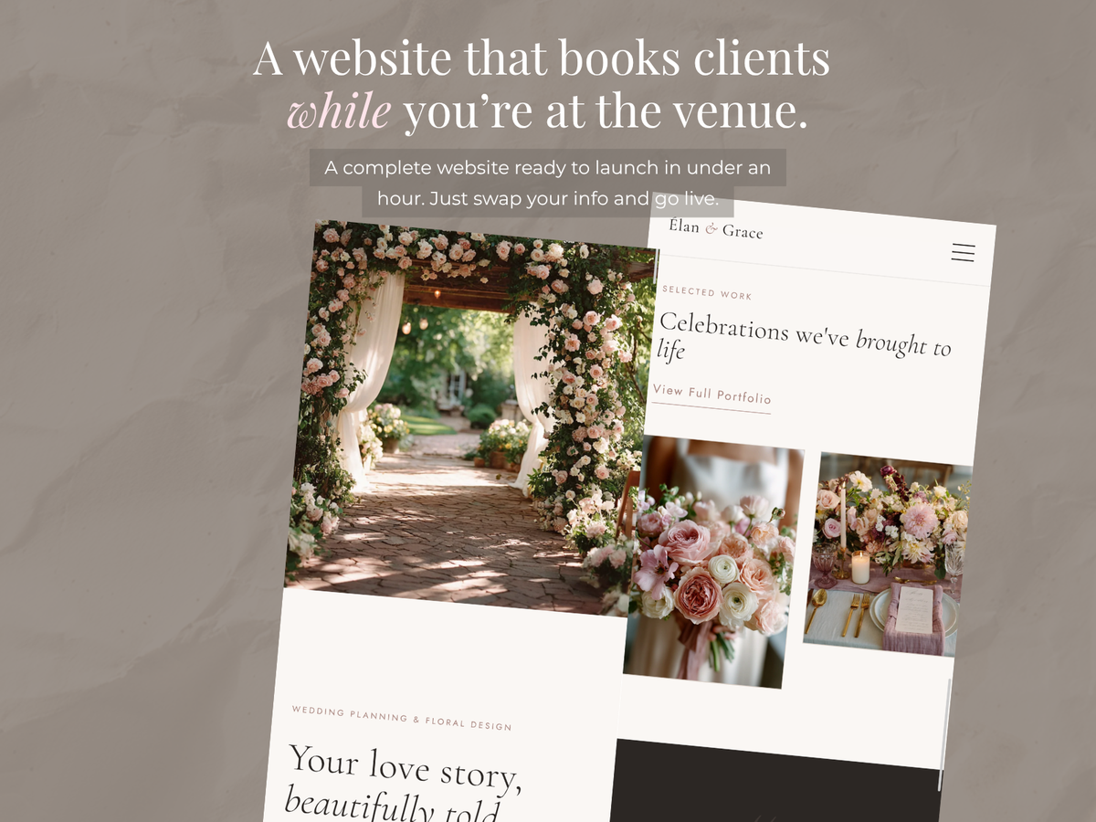 Our Lady of Cana — WordPress Theme for Wedding Planners